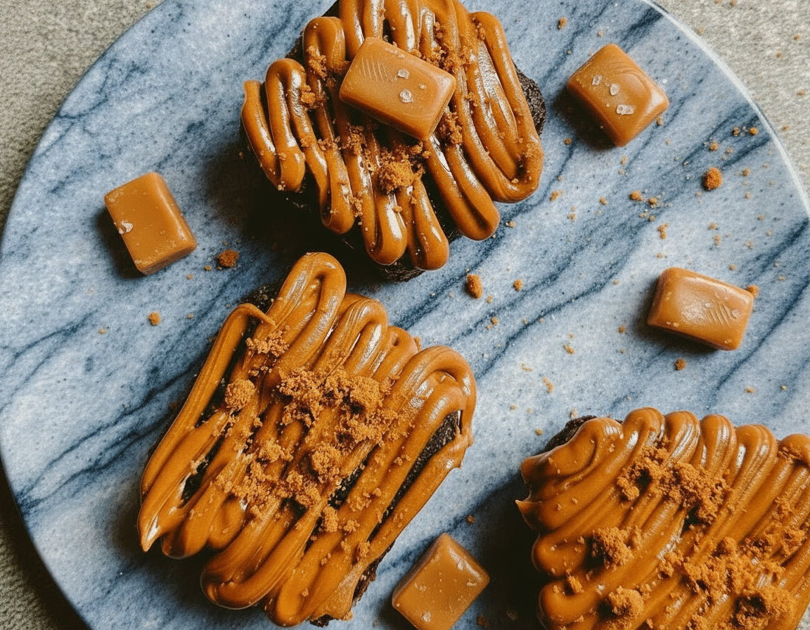 Large Salted Caramel Biscoff Chocolate Brownie