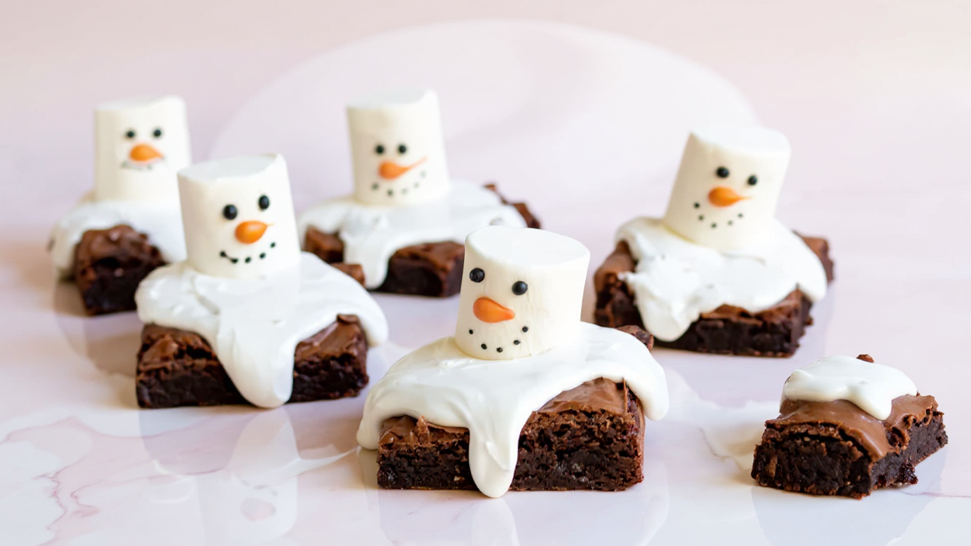 Large Christmas Brownies
